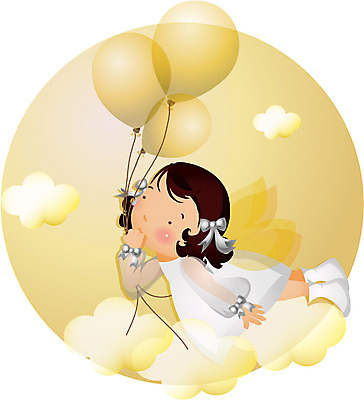 EPS 전신 여자 초등학생 어린이 일러스트 상상 요정 한명 사람 판타지 비행 풍선 여자만 여자한명만 어린이만 소녀만 소녀한명만 국내일러스트 1 학생 파일형식 벡터