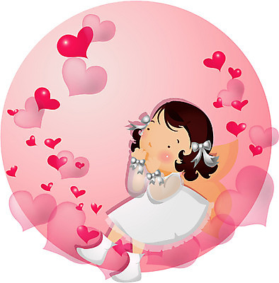 EPS 전신 여자 초등학생 어린이 일러스트 상상 요정 사랑 한명 사람 앉기 소녀 판타지 하트 여자만 여자한명만 어린이만 소녀만 소녀한명만 국내일러스트 모양 1 학생 감정 모션 파일형식 벡터