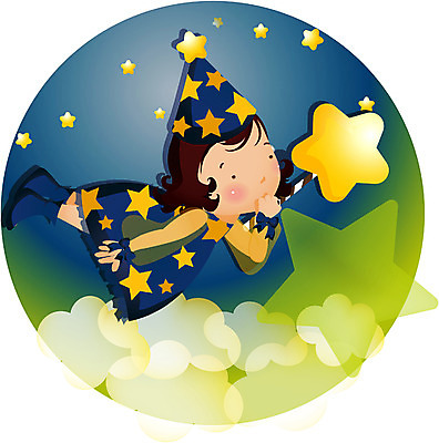 EPS 전신 여자 별 초등학생 어린이 일러스트 상상 한명 사람 소녀 야외 10대 판타지 마술 마법사 비행 야간 여자만 여자한명만 소녀만 국내일러스트 자연요소 1 학생 청소년 어린이만 파일형식 벡터