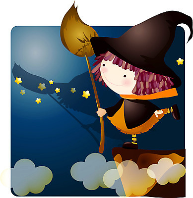 EPS 전신 캐릭터 여자 별 초등학생 어린이 일러스트 한명 서기 사람 야외 판타지 마법사 야간 빗자루 마녀 여자만 여자한명만 어린이만 소녀만 소녀한명만 일러캐릭터 자연요소 1 학생 모션 상상 청소도구 파일형식 벡터