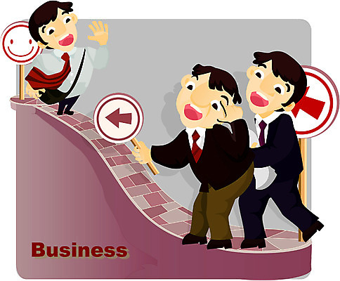 EPS 전신 남자 일러스트 비즈니스 서기 사람 성인 세명 직장인 비즈니스맨 동료 남자만 성인남자만 성인만 국내일러스트 직업 관계 모션 파일형식 벡터