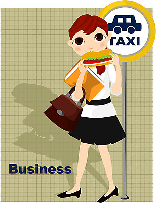 EPS 전신 여자 일러스트 비즈니스 샌드위치 한명 서기 사람 20대 성인 식사 햄버거 직장인 비즈니스우먼 역 택시 택시승강장 여자만 여자한명만 성인여자만 청년만 청년여자만 성인한명만 청년여자한명만 성인여자한명만 성인만 국내일러스트 직업 1 음식 교통시설 모션 승용차 자동차 패스트푸드 청년 파일형식 벡터