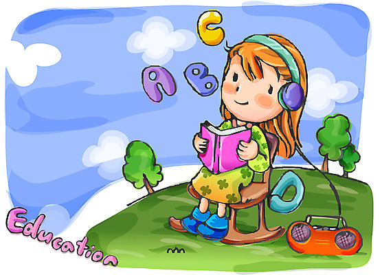 EPS 주간 알파벳 영어 여자 어린이교육 교육 초등학생 어린이 일러스트 교과목 영어교육 한명 사람 소녀 야외 듣기 여자만 여자한명만 어린이만 소녀만 소녀한명만 국내일러스트 자연요소 문자 1 학생 모션 파일형식 벡터