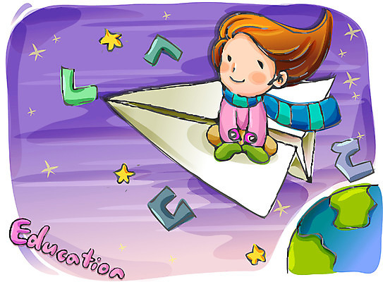 EPS 영어 여자 어린이교육 교육 지구 초등학생 어린이 일러스트 교과목 영어교육 한명 사람 소녀 한글 우주 종이비행기 한글교육 여자만 여자한명만 어린이만 소녀만 소녀한명만 국내일러스트 문자 1 학생 종이접기 파일형식 벡터