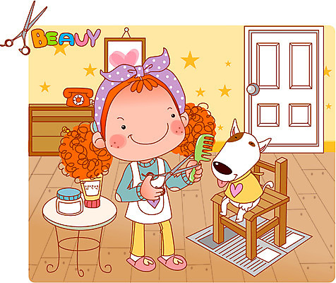 EPS 전신 동물 직업 라이프스타일 여자 반려견 가구 의자 일러스트 탁자 주택 가위 실내 한명 서기 사람 앉기 20대 성인 건물 10대 반려동물 뷰티 머리빗 미용용품 작업 작업실 개 강아지 미용사 전화기 방문 보니 뭉이 애견미용 애견미용사 염색약 여자만 여자한명만 국내일러스트 일러캐릭터 캐릭터 1 건축물 생활용품 포유류 모션 청소년 문구용품 청년 내부 생활 오브젝트 파일형식 벡터