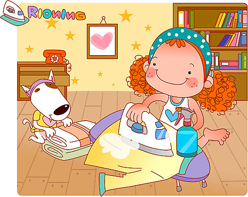 EPS 동물 라이프스타일 옷 여자 반려견 액자 상의 가사 일러스트 탁자 책장 주택 실내 한명 사람 앉기 상반신 20대 성인 10대 책 전자제품 반려동물 방 업무 작업 작업실 개 강아지 전화기 서랍장 분무기 다리미 다림질 보니 다리미대 뭉이 여자만 여자한명만 국내일러스트 일러캐릭터 캐릭터 1 가구 포유류 모션 청소년 청년 내부 건물 생활 가전제품 파일형식 벡터