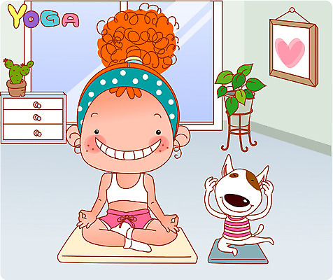 EPS 식물 동물 라이프스타일 웰빙 여자 화분 반려견 포즈 액자 거실 일러스트 요가 주택 실내 건강 한명 사람 앉기 20대 성인 10대 반려동물 운동 매트 개 강아지 즐거움 서랍장 보니 뭉이 여자만 여자한명만 국내일러스트 일러캐릭터 캐릭터 1 감정 가구 포유류 모션 청소년 청년 내부 건물 생활 파일형식 벡터