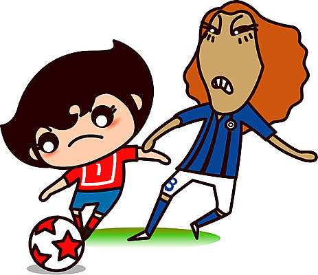 EPS 캐릭터 남자 스포츠 일러스트 홍보캐릭터 축구공 운동선수 사람 두명 레포츠 구기 축구 스포츠캐릭터 드리블 축구캐릭터 남자만 월드싸커 일러캐릭터 공 축구용품 레저 파일형식 벡터