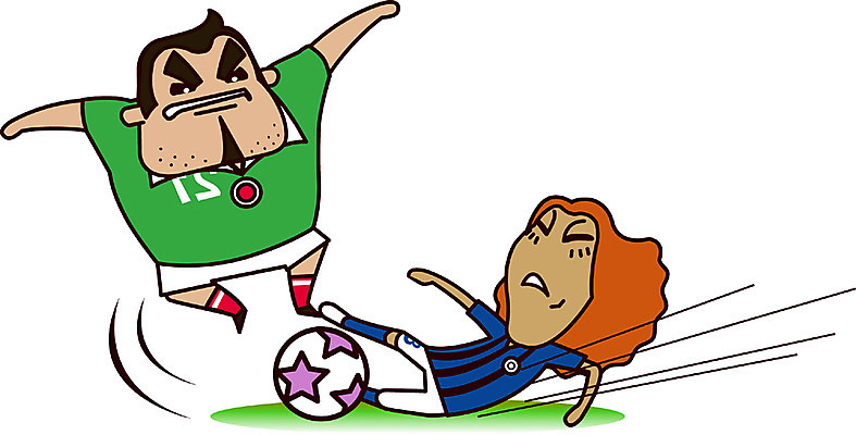 EPS 캐릭터 남자 스포츠 일러스트 홍보캐릭터 축구공 사람 경기 두명 레포츠 구기 축구 스포츠캐릭터 축구캐릭터 슬라이딩 태클 남자만 월드싸커 일러캐릭터 공 축구용품 레저 파일형식 벡터