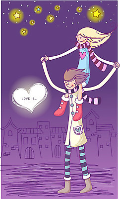 EPS 커플 여자 남자 감정 별 데이트 일러스트 사랑 사람 야외 두명 로맨틱 야간 국내일러스트 자연요소 컨셉 관계 파일형식 벡터