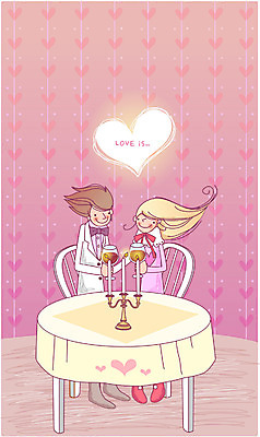 EPS 커플 여자 남자 감정 겨울 데이트 일러스트 실내 사랑 사람 두명 와인 카페 로맨틱 연애 국내일러스트 계절 컨셉 관계 주류 내부 상점 파일형식 벡터