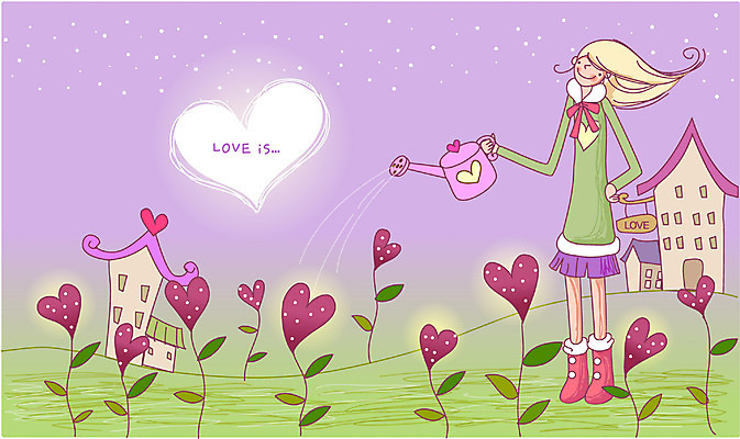 EPS 커플 여자 감정 일러스트 사랑 한명 사람 20대 성인 봄 로맨틱 연애 여자만 여자한명만 성인여자만 청년만 청년여자만 성인한명만 청년여자한명만 성인여자한명만 성인만 국내일러스트 1 계절 컨셉 관계 청년 파일형식 벡터