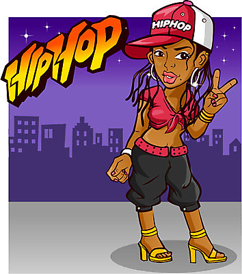EPS 여자 일러스트 힙합 한명 사람 20대 성인 야외 야간 힙합걸 여자만 여자한명만 성인여자만 청년만 청년여자만 성인한명만 청년여자한명만 성인여자한명만 성인만 국내일러스트 자연요소 1 음악 청년 파일형식 벡터