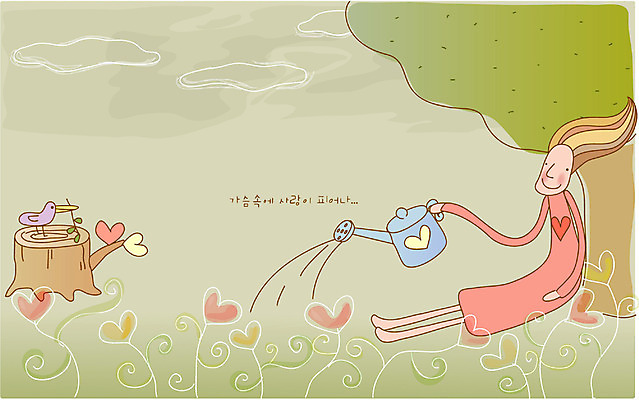 EPS 나무 캐릭터 여자 일러스트 상상 요정 사랑 한명 사람 20대 성인 판타지 꿈 상상캐릭터 여자만 여자한명만 성인여자만 청년만 청년여자만 성인한명만 청년여자한명만 성인여자한명만 성인만 국내일러스트 일러캐릭터 식물 1 감정 청년 파일형식 벡터