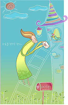 EPS 주간 캐릭터 여자 일러스트 상상 조류 주택 요정 사랑 한명 사람 20대 성인 판타지 꿈 편지 상상캐릭터 여자만 여자한명만 성인여자만 청년만 청년여자만 성인한명만 청년여자한명만 성인여자한명만 성인만 국내일러스트 일러캐릭터 자연요소 동물 1 감정 청년 건물 파일형식 벡터