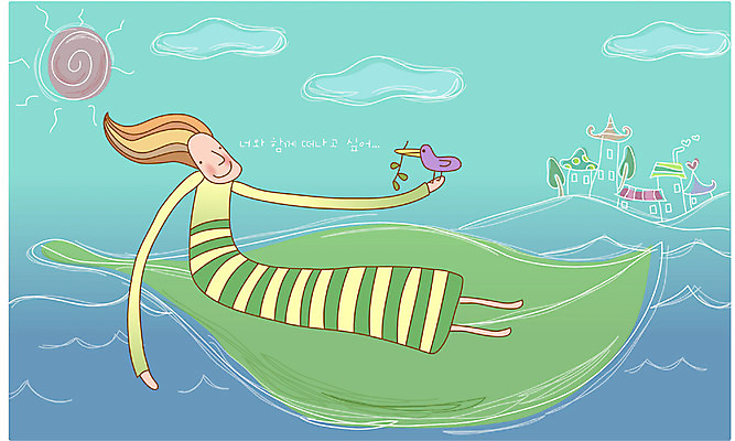 EPS 주간 캐릭터 여자 일러스트 상상 조류 나뭇잎 요정 한명 사람 20대 성인 강 판타지 꿈 상상캐릭터 여자만 여자한명만 성인여자만 청년만 청년여자만 성인한명만 청년여자한명만 성인여자한명만 성인만 국내일러스트 일러캐릭터 자연요소 동물 1 잎 청년 파일형식 벡터