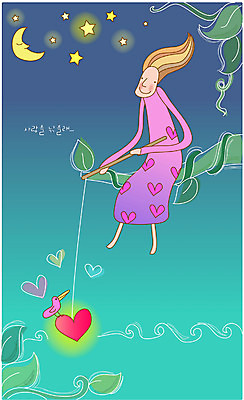 EPS 캐릭터 여자 일러스트 상상 조류 낚시 요정 사랑 한명 사람 20대 성인 판타지 꿈 달 야간 상상캐릭터 여자만 여자한명만 성인여자만 청년만 청년여자만 성인한명만 청년여자한명만 성인여자한명만 성인만 국내일러스트 일러캐릭터 자연요소 동물 1 감정 레저 청년 파일형식 벡터