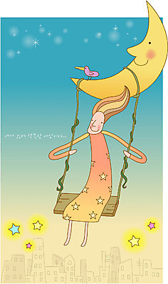 EPS 캐릭터 여자 별 일러스트 상상 조류 하늘 요정 한명 사람 20대 성인 판타지 꿈 달 야간 그네 상상캐릭터 여자만 여자한명만 성인여자만 청년만 청년여자만 성인한명만 청년여자한명만 성인여자한명만 성인만 국내일러스트 일러캐릭터 자연요소 동물 1 청년 파일형식 벡터