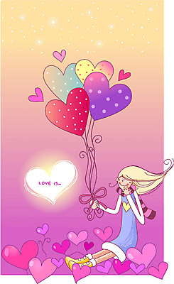 EPS 여자 감정 일러스트 사랑 한명 사람 20대 성인 하트 풍선 여자만 여자한명만 성인여자만 청년만 청년여자만 성인한명만 청년여자한명만 성인여자한명만 성인만 국내일러스트 모양 1 청년 파일형식 벡터