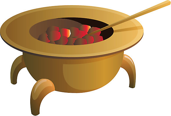 EPS 아이콘 한국문화 한국전통 생활용품 겨울 사람없음 난방기 오브젝트 화로 숯 화롯불 2D아이콘 동양문화 전통 그릇 계절 불 한국 난방용품 파일형식 벡터