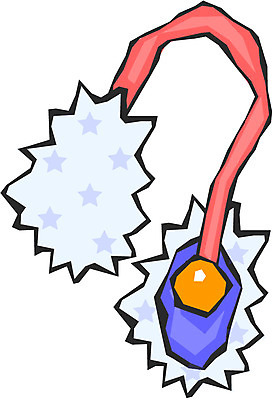 EPS 아이콘 잡화 옷 크리스마스 겨울 사람없음 귀마개 오브젝트 방한용 2D아이콘 계절 기념일 파일형식 벡터