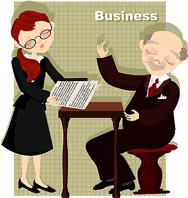 EPS 전신 직업 여자 남자 일러스트 비즈니스 탁자 서기 사람 앉기 정장 성인 두명 업무 직장인 비즈니스맨 비즈니스우먼 책상 신입사원 성인만 국내일러스트 옷 가구 모션 작업 파일형식 벡터