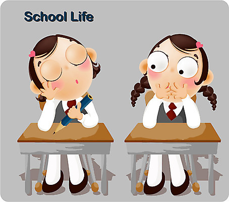 EPS 전신 캐릭터 학생 여자 교육 교복 일러스트 학교 수업 교육캐릭터 사람 앉기 두명 라이프 친구 스쿨라이프 졸음 책상 여자만 일러캐릭터 라이프스타일 옷 감정 가구 관계 모션 생활 파일형식 벡터