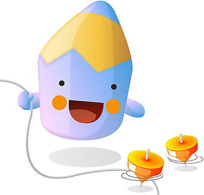 EPS 클립아트 캐릭터 교육 일러스트 상상 문구용품 색연필 교육캐릭터 사람없음 필기구 연필 오브젝트 연필캐릭터 팽이 팽이치기 일러캐릭터 학용품 놀이용품 전통놀이 파일형식 벡터