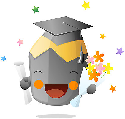 EPS 클립아트 캐릭터 교육 일러스트 홍보캐릭터 학사모 졸업 상상 문구용품 색연필 졸업식 교육캐릭터 사람없음 필기구 연필 상패 오브젝트 연필캐릭터 일러캐릭터 모자_잡화 학용품 상_우승 파일형식 벡터