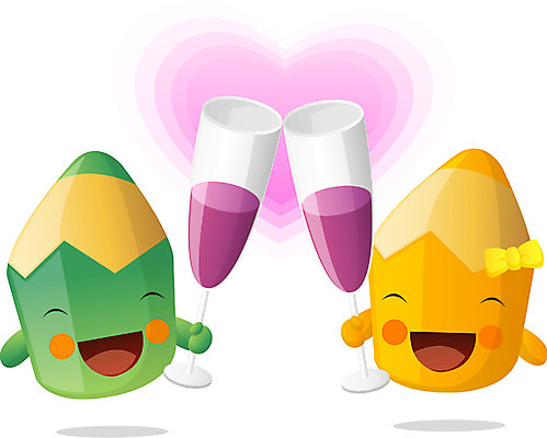 EPS 클립아트 캐릭터 교육 일러스트 상상 문구용품 색연필 교육캐릭터 사랑 사람없음 필기구 연필 와인 오브젝트 연필캐릭터 와인데이 일러캐릭터 감정 데이이벤트 학용품 주류 파일형식 벡터