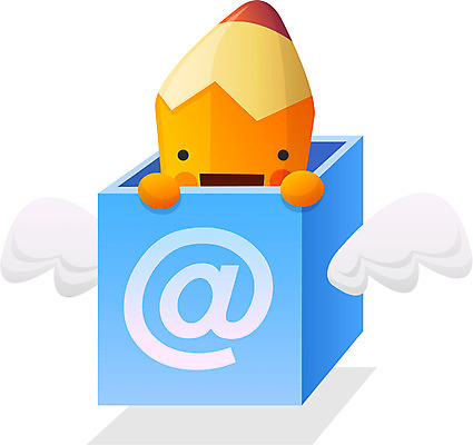 EPS 클립아트 캐릭터 교육 날개 일러스트 상상 문구용품 색연필 교육캐릭터 사람없음 상자 필기구 연필 이메일 오브젝트 연필캐릭터 특수문자 골뱅이기호 일러캐릭터 문자 기호 학용품 파일형식 벡터