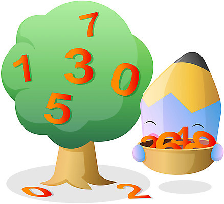 EPS 클립아트 나무 캐릭터 교육 일러스트 홍보캐릭터 교과목 상상 문구용품 색연필 교육캐릭터 사람없음 필기구 숫자 연필 바구니 오브젝트 연필캐릭터 수학교육 일러캐릭터 식물 문자 학용품 수학 파일형식 벡터