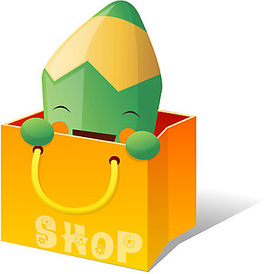 EPS 클립아트 캐릭터 교육 일러스트 상상 문구용품 색연필 교육캐릭터 사람없음 쇼핑 필기구 종이봉투 쇼핑백 연필 오브젝트 연필캐릭터 일러캐릭터 가방 학용품 봉투 파일형식 벡터