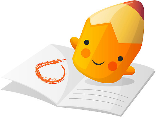 EPS 클립아트 캐릭터 교육 일러스트 홍보캐릭터 상상 문구용품 색연필 교육캐릭터 사람없음 필기구 연필 시험 오브젝트 연필캐릭터 0점 성적표 일러캐릭터 학용품 점수 파일형식 벡터