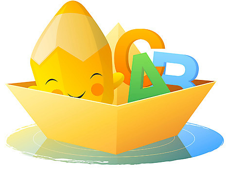 EPS 클립아트 캐릭터 알파벳 영어 교육 일러스트 홍보캐릭터 교과목 상상 문구용품 색연필 교육캐릭터 영어교육 사람없음 필기구 연필 오브젝트 종이배 연필캐릭터 선박 일러캐릭터 문자 수상교통 학용품 종이접기 파일형식 벡터