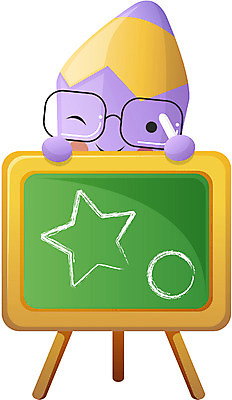 EPS 클립아트 캐릭터 교육 일러스트 홍보캐릭터 상상 문구용품 색연필 교육캐릭터 미술 사람없음 필기구 연필 칠판 오브젝트 이젤 캔버스 연필캐릭터 일러캐릭터 문화예술 학용품 미술도구 파일형식 벡터