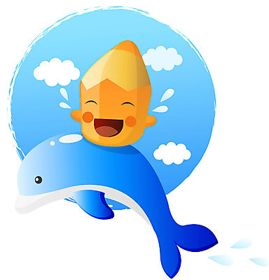 EPS 주간 클립아트 캐릭터 교육 일러스트 포유류 상상 문구용품 색연필 교육캐릭터 사람없음 야외 필기구 연필 오브젝트 돌고래 연필캐릭터 일러캐릭터 자연요소 동물 학용품 수중동물 파일형식 벡터