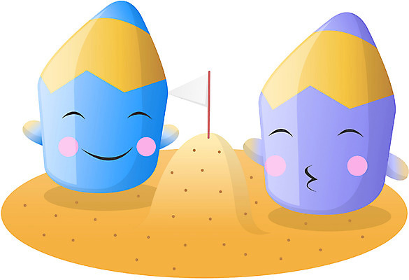 EPS 클립아트 캐릭터 교육 모래 일러스트 상상 문구용품 색연필 교육캐릭터 사람없음 모래사장 필기구 연필 오브젝트 연필캐릭터 모래성 일러캐릭터 바다 학용품 파일형식 벡터