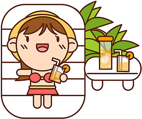 EPS 전신 캐릭터 계절 여자 어린이 여행 일러스트 청소년 휴가 청소년캐릭터 한명 사람 소녀 10대 여름 여름휴가 바캉스 눕기 주스 선베드 여자만 여자한명만 십대만 십대여자만 십대여자한명만 일러캐릭터 1 음료 인물캐릭터 의자 모션 파일형식 벡터 여름_계절