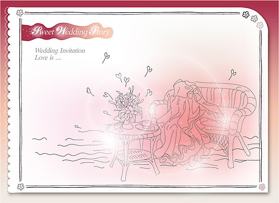 EPS 템플릿 결혼 카드템플릿 의자 문구용품 사랑 사람없음 청첩장 이미지템플릿 카드프레임 감정 가구 카드_감사 프레임 이벤트 오브젝트 파일형식 벡터