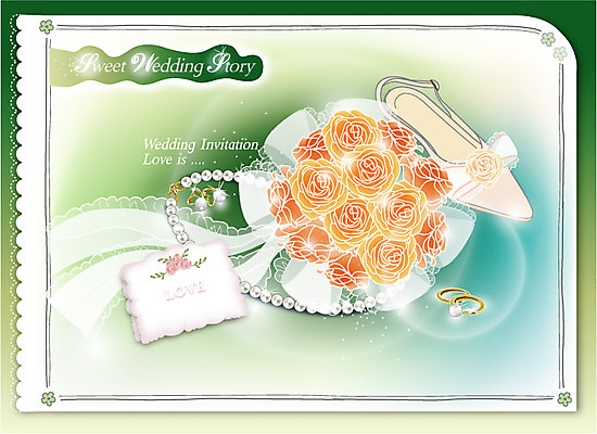 EPS 식물 템플릿 꽃 구두 부케 결혼 카드템플릿 목걸이 사람없음 반지 청첩장 진주목걸이 이미지템플릿 카드프레임 꽃다발 신발 장신구 카드_감사 프레임 이벤트 진주_보석 파일형식 벡터