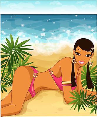EPS 주간 긴머리 계절 여자 수영복 모래 바다 여행 일러스트 휴가 한명 사람 상반신 20대 성인 해변 야외 여름 여름휴가 바캉스 비키니 모래사장 눕기 선탠 대서 여자만 여자한명만 성인여자만 청년만 청년여자만 성인한명만 청년여자한명만 성인여자한명만 성인만 국내일러스트 자연요소 1 헤어스타일 옷 모션 청년 절기 파일형식 벡터 여름_계절