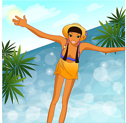 EPS 계절 여자 수영복 바다 여행 일러스트 하늘 휴가 한명 서기 사람 상반신 20대 성인 해변 야외 여름 여름휴가 바캉스 비키니 선탠 대서 여자만 여자한명만 성인여자만 청년만 청년여자만 성인한명만 청년여자한명만 성인여자한명만 성인만 국내일러스트 1 옷 모션 청년 절기 파일형식 벡터 여름_계절