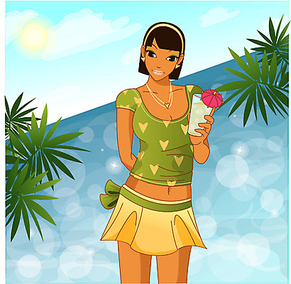 EPS 주간 계절 여자 음료 바다 여행 일러스트 휴가 한명 서기 사람 상반신 20대 성인 해변 야외 여름 여름휴가 바캉스 주스 단발머리 선탠 대서 여자만 여자한명만 성인여자만 청년만 청년여자만 성인한명만 청년여자한명만 성인여자한명만 성인만 국내일러스트 자연요소 1 헤어스타일 모션 청년 절기 파일형식 벡터 여름_계절