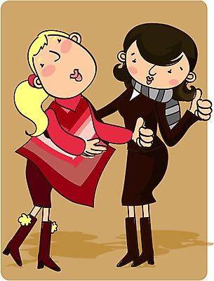 EPS 전신 직업 여자 일러스트 회사 비즈니스 직장 직업캐릭터 서기 사람 성인 두명 직장인 비즈니스우먼 여자만 성인여자만 성인만 일러캐릭터 캐릭터 모션 파일형식 벡터