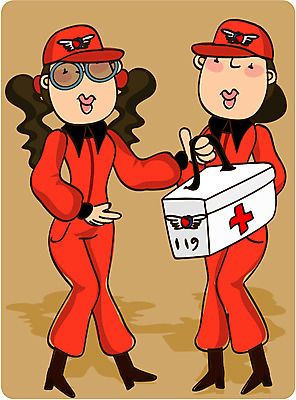 EPS 전신 직업 여자 일러스트 직업캐릭터 서기 사람 성인 두명 응급 소방관 구조대 긴급구조대 여자만 성인여자만 성인만 일러캐릭터 캐릭터 모션 긴급 구출 구조원 소방 파일형식 벡터