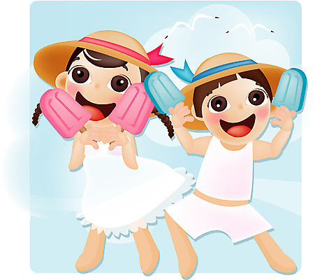 EPS 주간 전신 구름 모자 계절 여자 남자 어린이 여행 일러스트 갈매기 휴가 아이스크림 서기 사람 소녀 소년 야외 두명 여름 여름휴가 바캉스 어린이만 국내일러스트 자연요소 잡화 모션 조류 디저트 파일형식 벡터 여름_계절