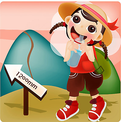 EPS 전신 계절 여자 어린이 여행 일러스트 배낭 청소년 산 한명 서기 사람 소녀 야외 10대 물 여름 레포츠 여름휴가 바캉스 등산 물병 여자만 여자한명만 십대만 십대여자만 십대여자한명만 국내일러스트 자연요소 1 가방 모션 레저 휴가 트래킹 물통 파일형식 벡터 여름_계절