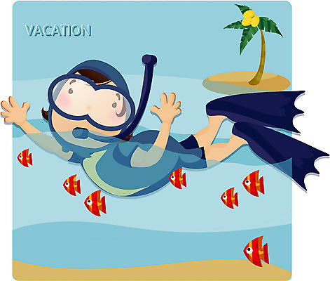 EPS 주간 전신 계절 여자 교육 어린이 바다 섬 일러스트 청소년 방학 여름방학 어류 한명 사람 소녀 야외 10대 여름 여름휴가 바캉스 야자수 스노클링 물안경 오리발 여자만 여자한명만 십대만 십대여자만 십대여자한명만 국내일러스트 자연요소 나무 1 휴가 수중동물 수상스포츠 수영용품 파일형식 벡터 여름_계절