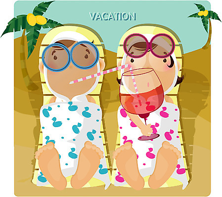 EPS 주간 전신 계절 여자 교육 남자 어린이 일러스트 방학 여름방학 사람 소녀 소년 해변 야외 두명 여름 여름휴가 바캉스 야자수 눕기 와인 주스 선베드 어린이만 국내일러스트 자연요소 나무 음료 바다 의자 모션 휴가 주류 파일형식 벡터 여름_계절